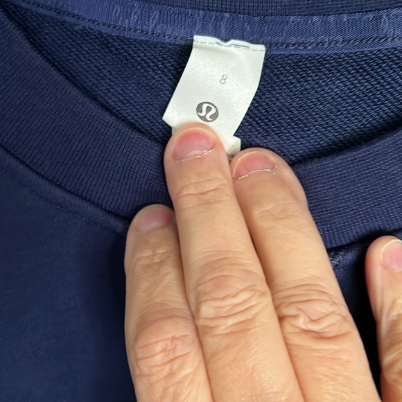 NWOT Lululemon All Yours Crew size 8 in night sea blue. - Picture 6 of 8